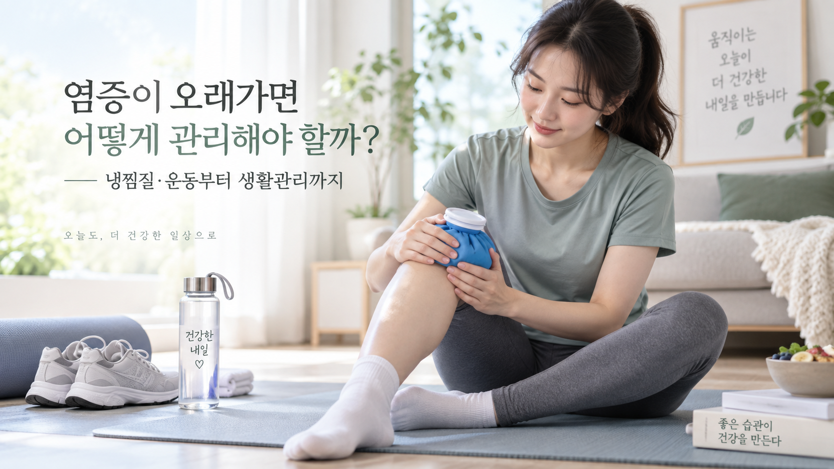 염증이 오래가면 어떻게 관리해야 할까? 냉찜질·운동부터 생활관리까지